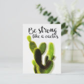 Succulturen zijn sterk bedankkaart (Staand voorkant)