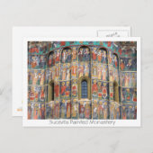 Sucevita Gepinteerde Klooster Briefkaart (Voorkant / Achterkant)