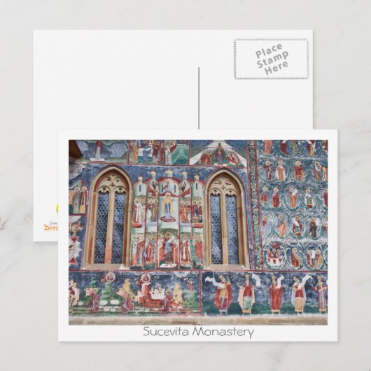 Sucevita-klooster Briefkaart (Voorkant / Achterkant)