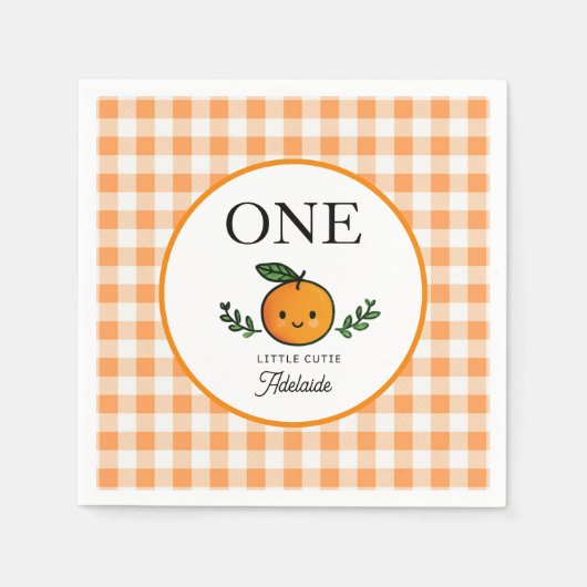 Such a Cutie Birthday Paper Napkin Servet (Voorkant)