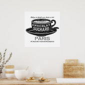  Suchard Chocolat Ad Poster (Keuken)