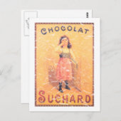 Suchard Chocolate - noodlijdend Briefkaart (Voorkant / Achterkant)