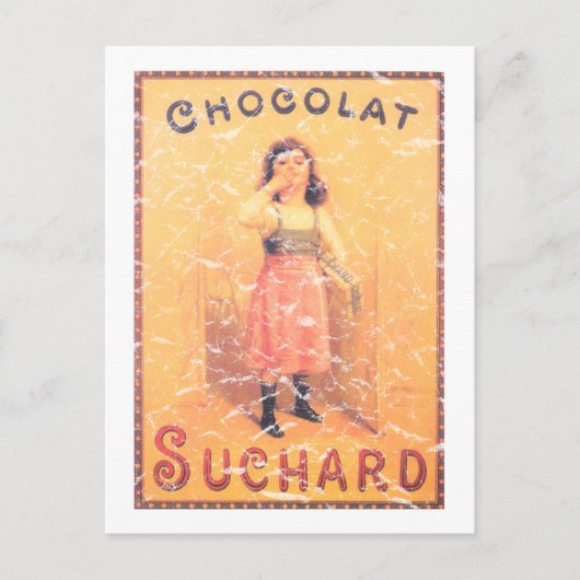 Suchard Chocolate - noodlijdend Briefkaart (Voorkant)