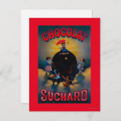 Suchard Vintage PosterEurope Briefkaart (Voorkant / Achterkant)