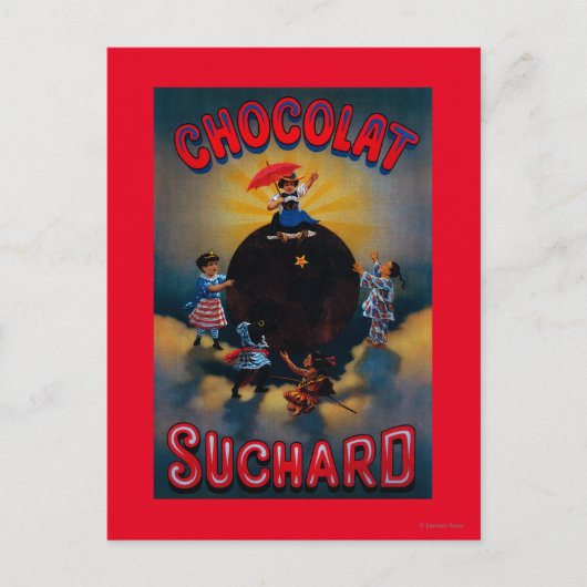 Suchard Vintage PosterEurope Briefkaart (Voorkant)