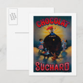 Suchard Vintage PosterEurope Briefkaart (Voorkant / Achterkant)