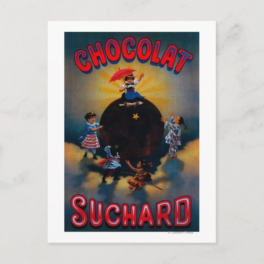 Suchard Vintage PosterEurope Briefkaart (Voorkant)