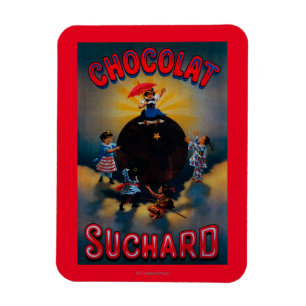 Suchard Vintage PosterEurope Magneet