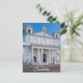 Suchitoto, El Salvador Cathedral Briefkaart (Staand voorkant)