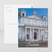 Suchitoto, El Salvador Cathedral Briefkaart (Voorkant / Achterkant)