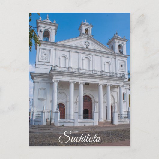 Suchitoto, El Salvador Cathedral Briefkaart (Voorkant)