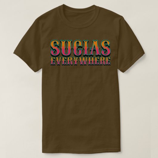 Sucias Overal T-shirt (Design voorkant)