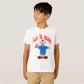 Suck Da Heads: Kinder rivierkreeft Cartoon T-shirt (Voorkant volledig)