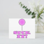 SUCK HET! BRIEFKAART (Staand voorkant)