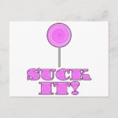 SUCK HET! BRIEFKAART (Voorkant)