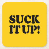 SUCK HET! KARTONNEN ONDERZETTERS (Voorkant)