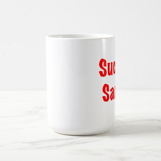 Suck het kerstman! Mok (Center)