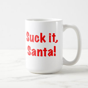 Suck het kerstman! Mok