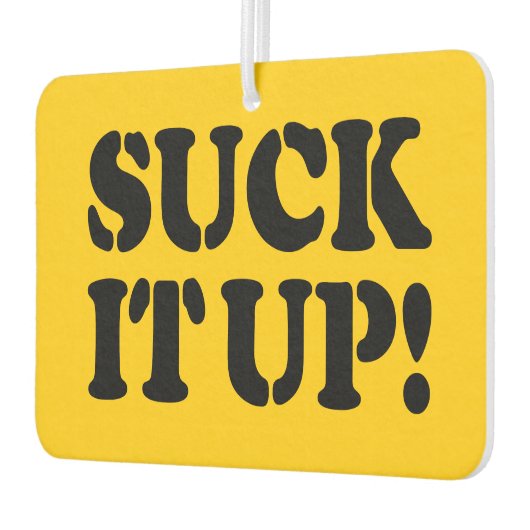 SUCK HET! LUCHTVERFRISSER (Links)