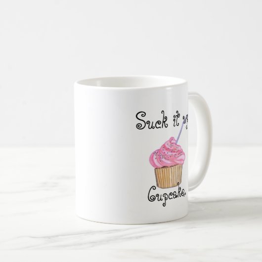 Suck het op, Cupcake Mok (Voorkant rechts)