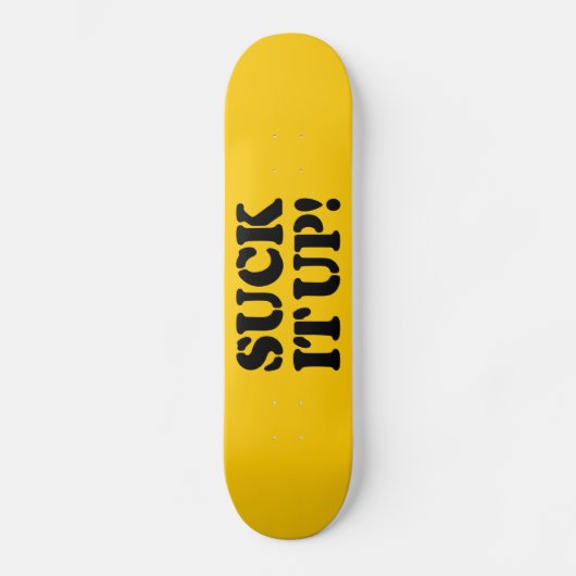 SUCK HET! PERSOONLIJK SKATEBOARD (Voorkant)