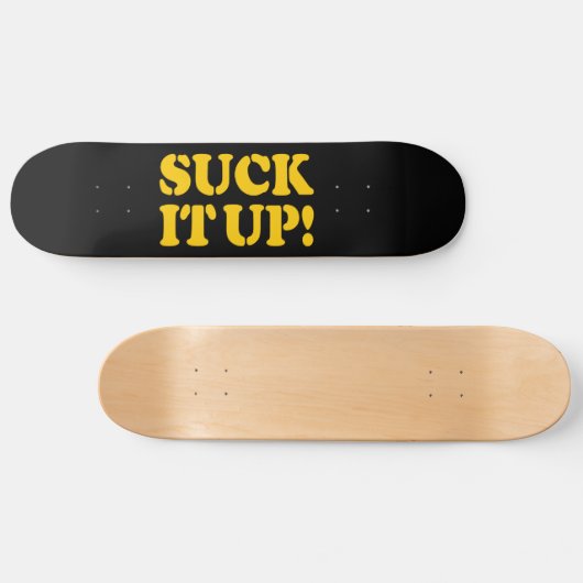 SUCK HET! PERSOONLIJK SKATEBOARD (Horizontaal)
