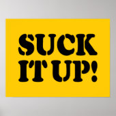 SUCK HET! POSTER (Voorkant)
