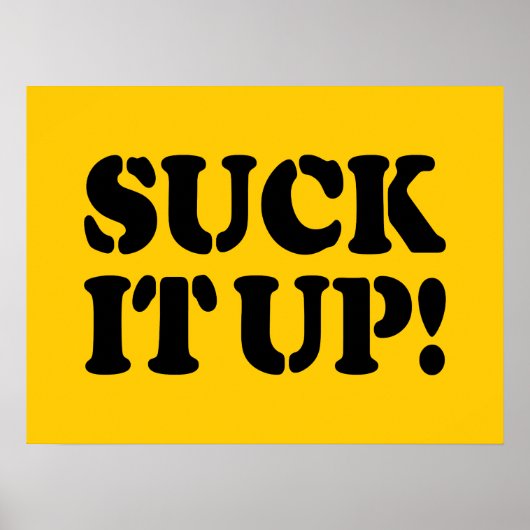 SUCK HET! POSTER (Voorkant)