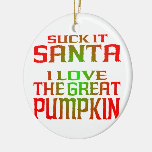 Suck het, Santa! Ornament (Links)
