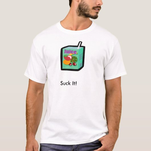 Suck het! t-shirt (Voorkant)