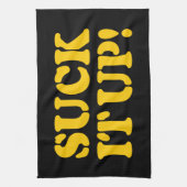 SUCK HET! THEEDOEK (Verticaal)