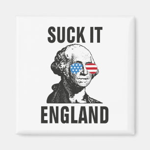 Suck-it Engeland Grappig 4 juli George Washingto Magneet