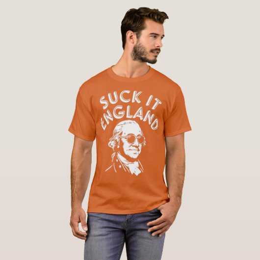 Suck it, Engeland T-shirt (Voorkant volledig)
