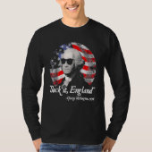 Suck it England 4 juli George Washington 1 T-shirt (Voorkant)