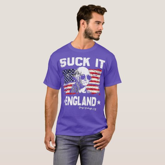 Suck It England George T-shirt (Voorkant volledig)