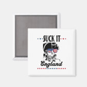 Suck It England Grappig 4 juli - George Washing Magneet (Voorkant / Achterkant)