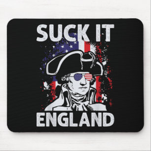 Suck It England Grappig 4 juli herdenkingsdag Muismat