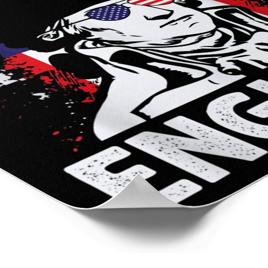 Suck It England Grappig 4 juli herdenkingsdag Poster (Hoek)