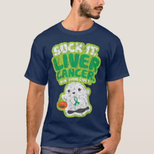 Suck It Liver Cancer Gimme Snoep Funny Boo Ghost H T-shirt
