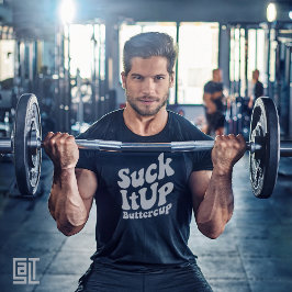 Suck It Up Buttercup Motivational Sports T-shirt