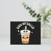 Suck My Balls Boba Briefkaart (Staand voorkant)
