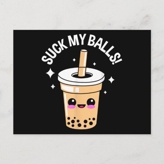 Suck My Balls Boba Briefkaart (Voorkant)