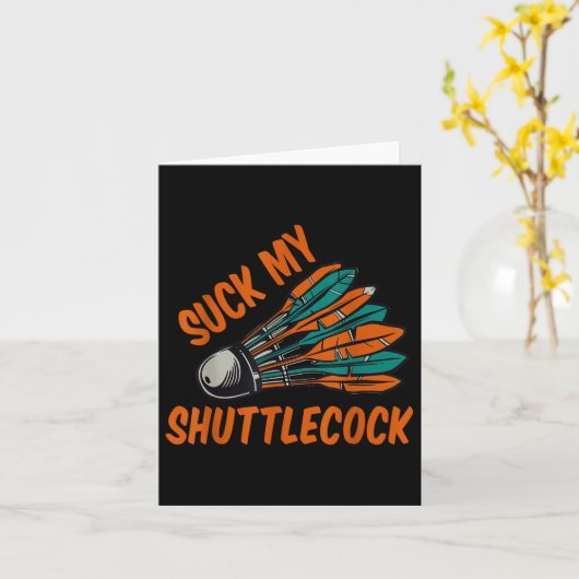 Suck My Shuttle -  Kaart (Gele Bloem)