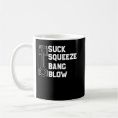 Suck Squeeze Bang Blow Koffiemok (Links)