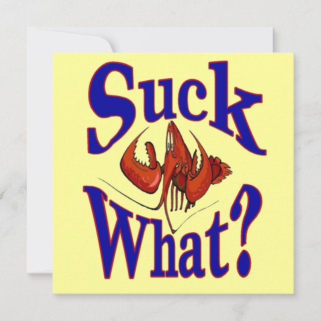 Suck What Crawfish (Voorkant)