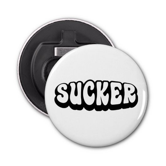 SUCKER BUTTON FLESOPENER (Voorkant)