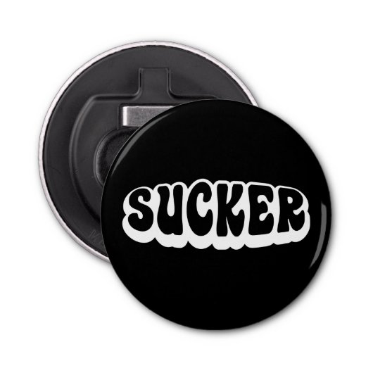 SUCKER BUTTON FLESOPENER (Voorkant)