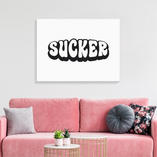 SUCKER CANVAS AFDRUK (Insitu (Woonkamer))