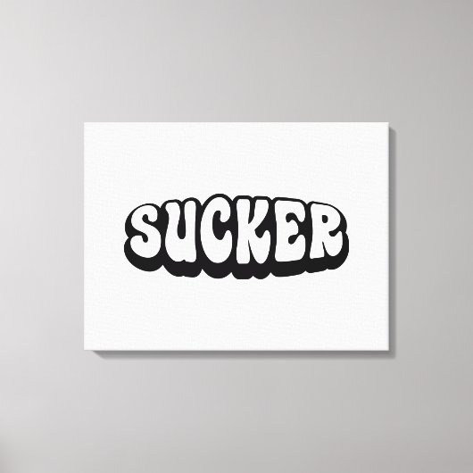 SUCKER CANVAS AFDRUK (Voorkant)