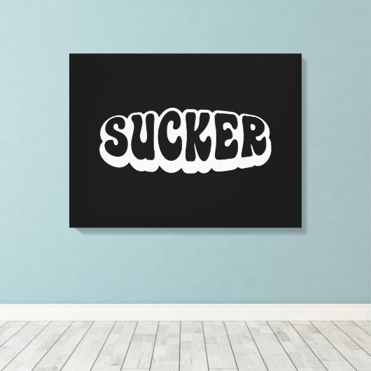 SUCKER CANVAS AFDRUK (Insitu (Houten vloer))